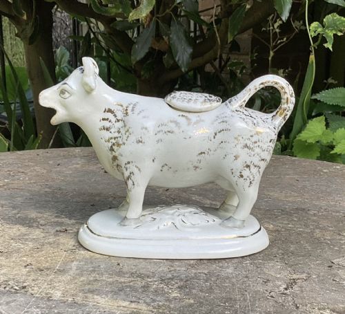 English Pottery Cow Creamer C1880