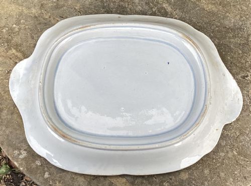 fig 2. RARE DON POTTERY BLUE & WHITE TUREEN, STAND & COVER c1820