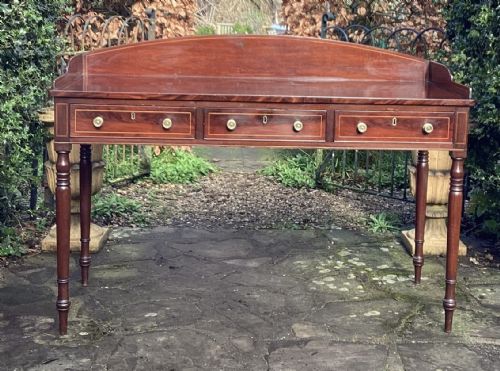 GEORGIAN MAHOGANY SERVING TABLE HALL TABLE C1820 - ADDITIONAL PHOTO 1
