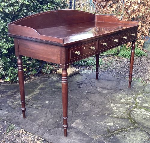 GEORGIAN MAHOGANY SERVING TABLE HALL TABLE C1820 - ADDITIONAL PHOTO 4