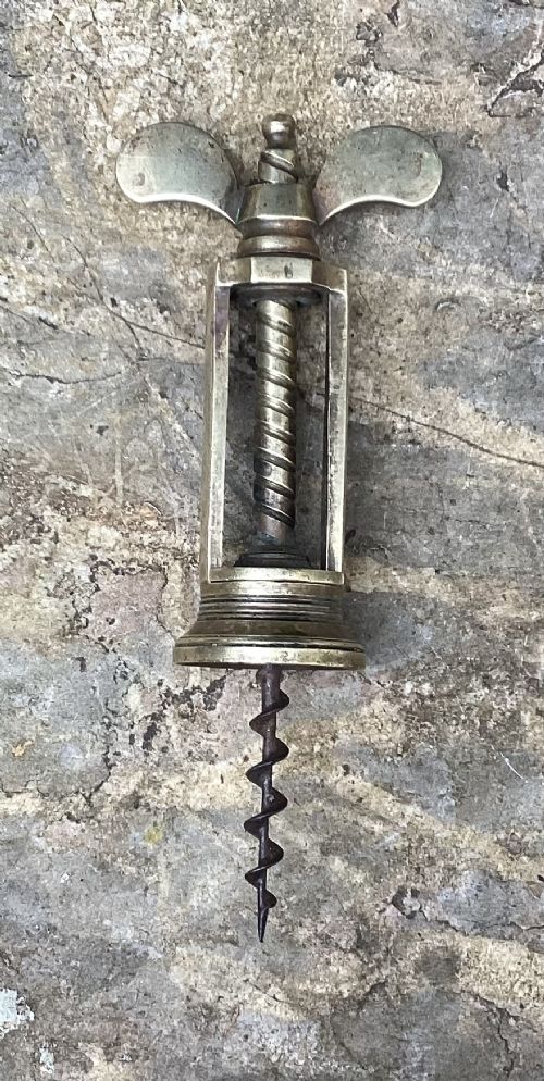 Farrow & Jackson Style Brass Corkscrew C1890