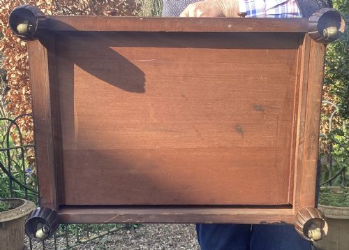GRAND GEORGE III MAHOGANY CANTERBURY - ADDITIONAL PHOTO 5