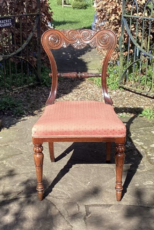 FINE SET SIX REGENCY ROSEWOOD MUNRO CHAIRS - ADDITIONAL PHOTO 1