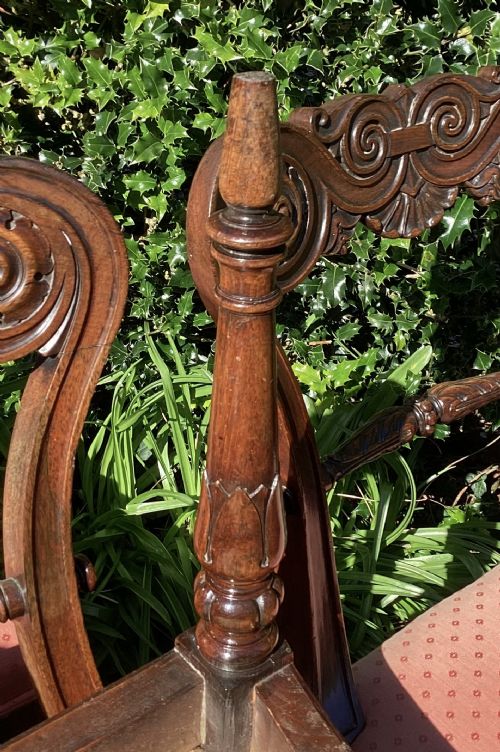 FINE SET SIX REGENCY ROSEWOOD MUNRO CHAIRS - ADDITIONAL PHOTO 4