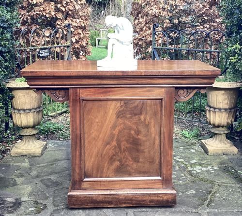 FINE FREEMANS MAHOGANY CONSOLE TABLE C1830 - ADDITIONAL PHOTO 1