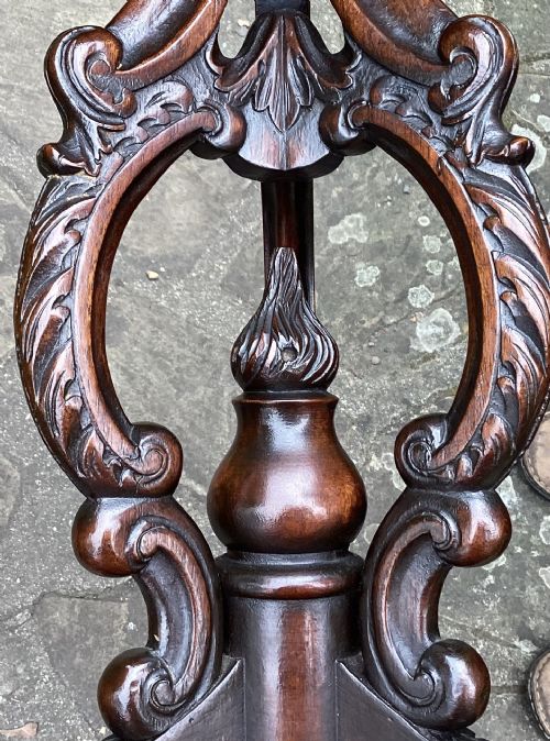 S H JEWELL LONDON MAHOGANY LAMP TABLE - ADDITIONAL PHOTO 4