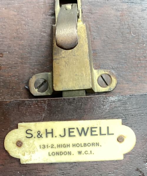 S H JEWELL LONDON MAHOGANY LAMP TABLE - ADDITIONAL PHOTO 7