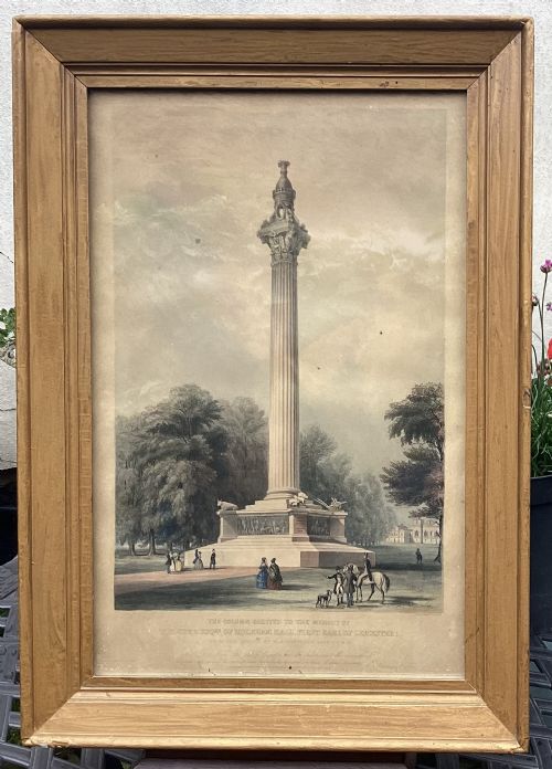 The Column Holkham Hall Norfolk Framed Print 1845