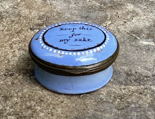 GEORGIAN ENAMEL PATCH BOX C1800 - ADDITIONAL PHOTO 3