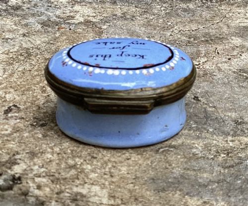 GEORGIAN ENAMEL PATCH BOX C1800 - ADDITIONAL PHOTO 4