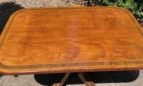 REGENCY INLAID MAHOGANY COFFEE TABLE 1820 - ADDITIONAL PHOTO 2