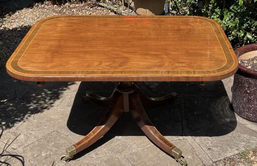 REGENCY INLAID MAHOGANY COFFEE TABLE 1820 - ADDITIONAL PHOTO 5