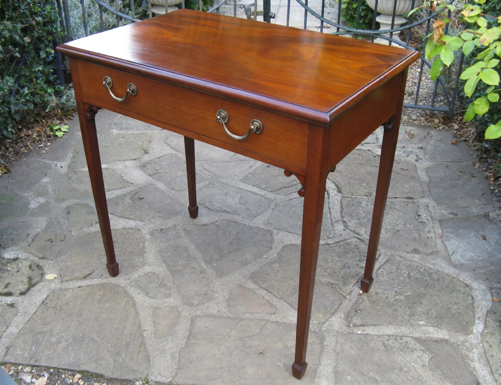 QUEEN MARY'S SANDRINGHAM WORKSHOPS MAHOGANY SIDE TABLE c1920