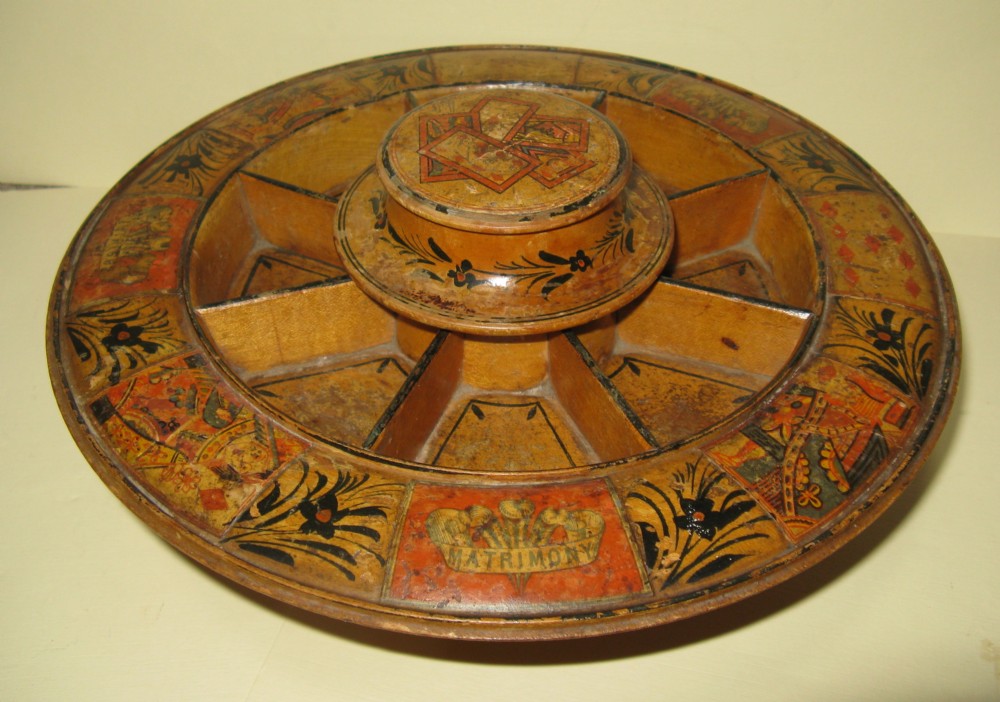 VICTORIAN POPE JOAN GAME c1860