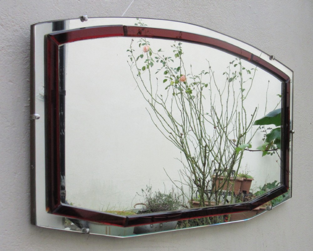 ART DECO WALL MIRROR c1920