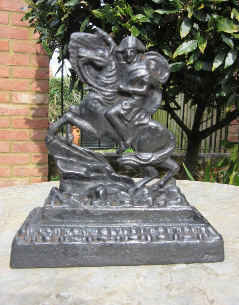 NAPOLEON CAST IRON DOOR PORTER c1880