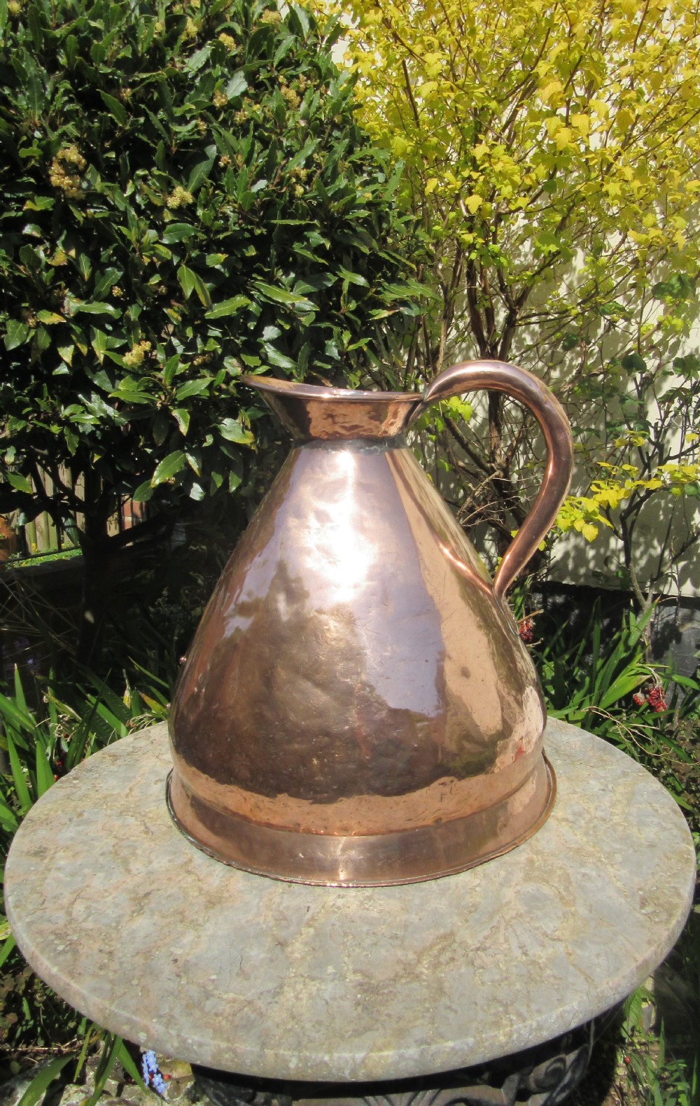 GEORGIAN 4 GALLON COPPER MEASURE