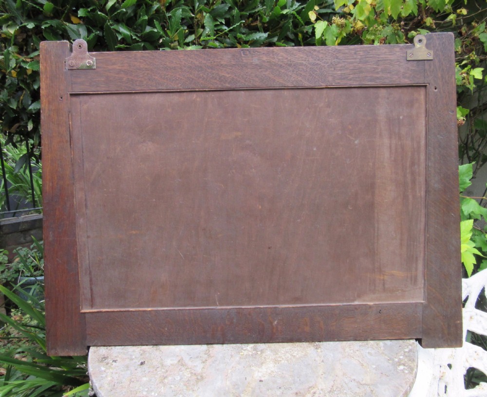 ARTS & CRAFTS LIBERTY'S STYLE OAK MIRROR 'EAST WEST HOMES BEST' View III