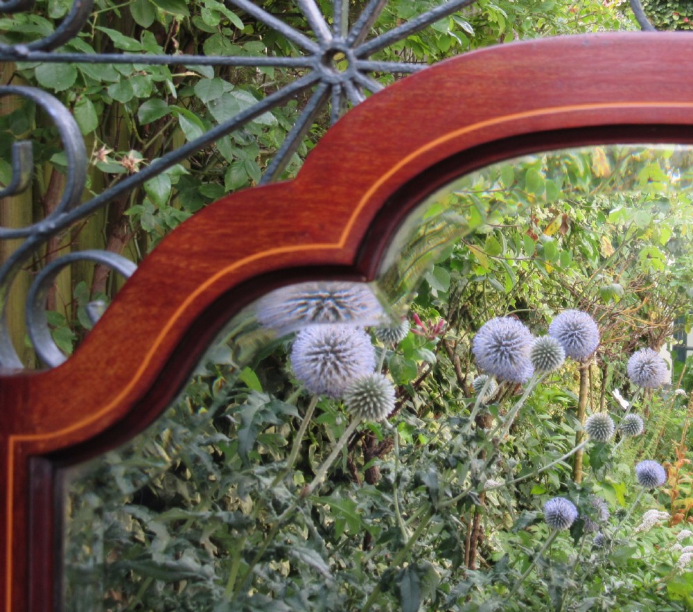EDWARDIAN INLAID MAHOGANY DRESSING MIRROR c1910 View II