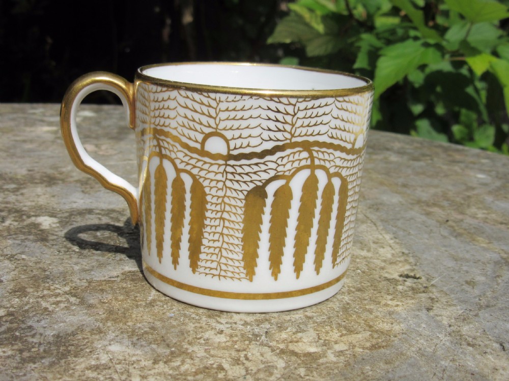 SET OF SIX ENGLISH PORCELAIN COFFEE CANS c1840 View II