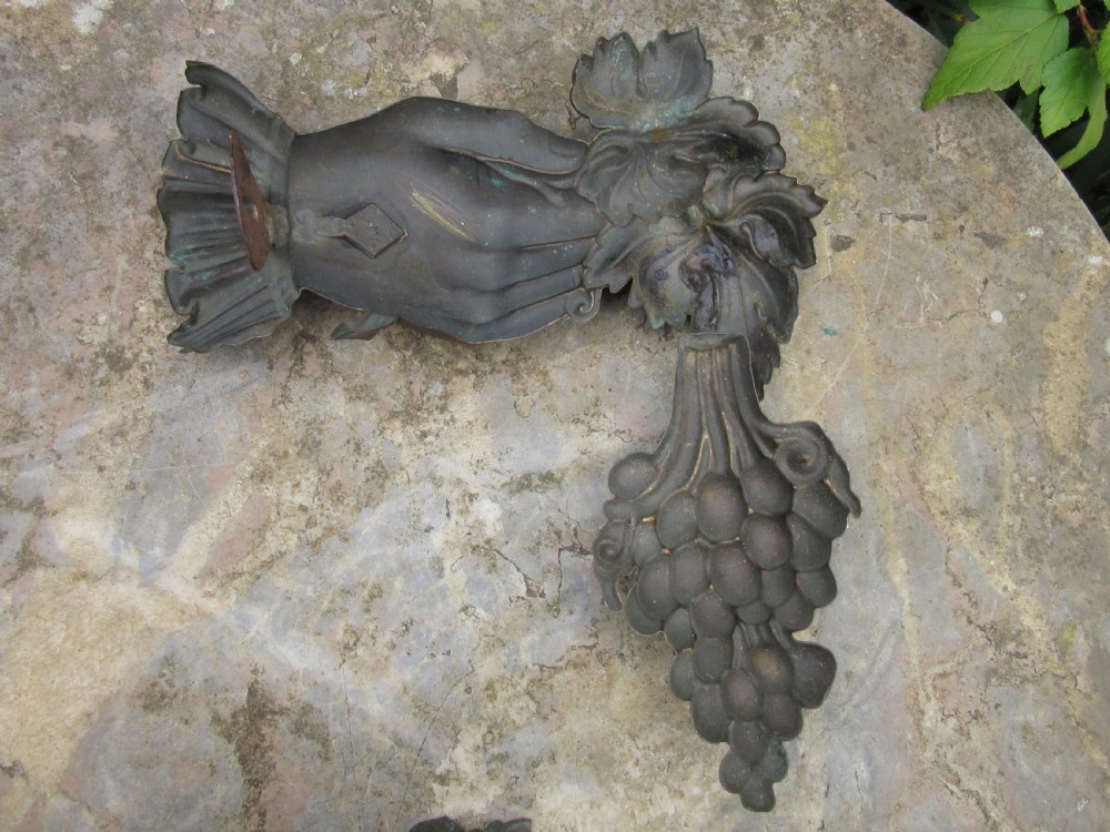 PAIR OF ANTIQUE ENGLISH ORMOLU WALL ORNAMENTS  View V