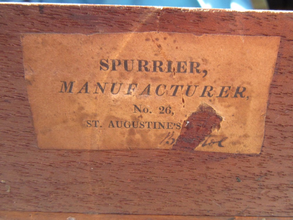 FINE GEORGIAN MAHOGANY PEMBROKE TABLE by SPURRIER of BRISTOL View VI
