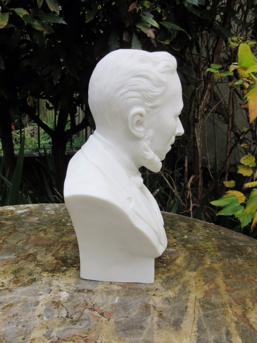 A.L.VAGO PARIAN BUST OF PHRENOLOGIST R.B.D. WELLS c1880 View III