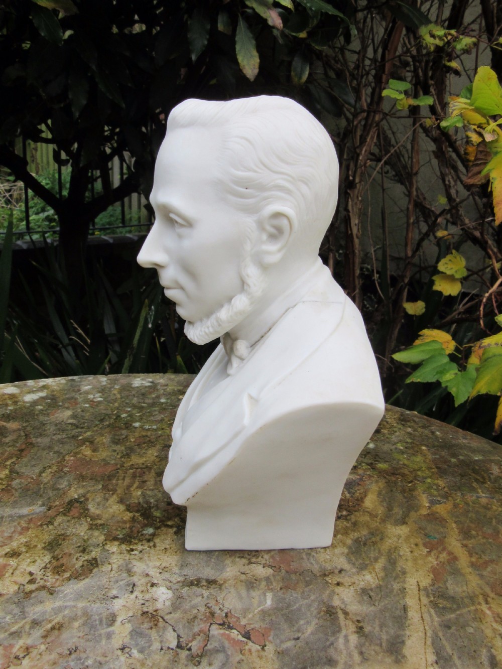 A.L.VAGO PARIAN BUST OF PHRENOLOGIST R.B.D. WELLS c1880 View IV