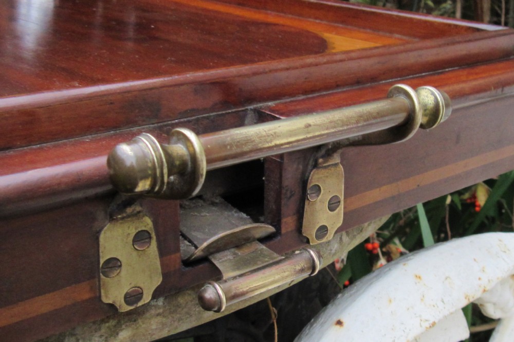 INLAID MAHOGANY METAMORPHIC BUTLER'S TRAY c1910 View III