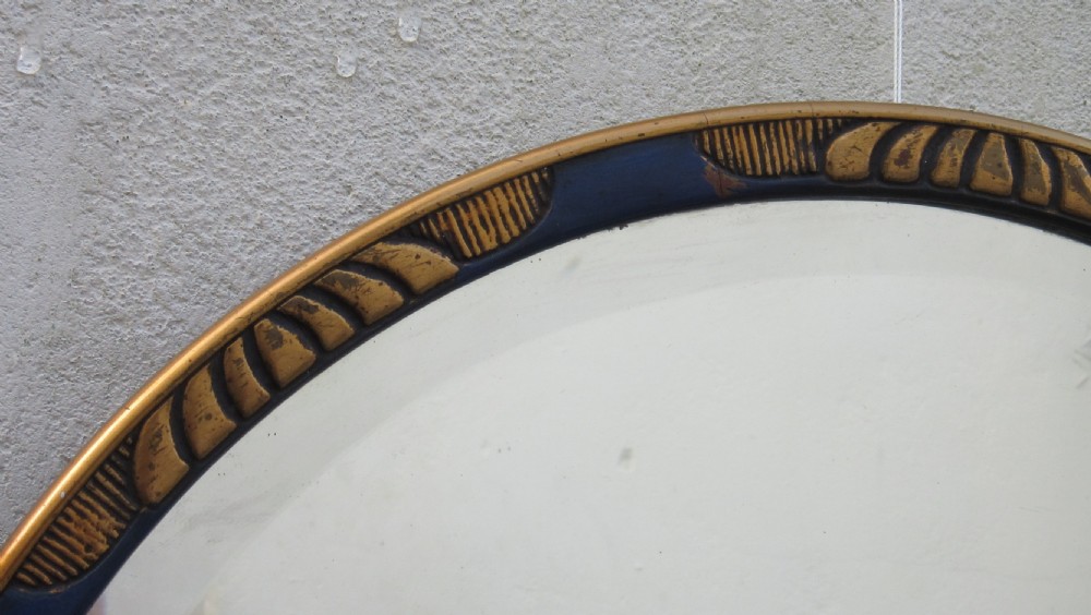 EDWARDIAN LACQUERED CHINOISERIE WALL MIRROR c1910 View II