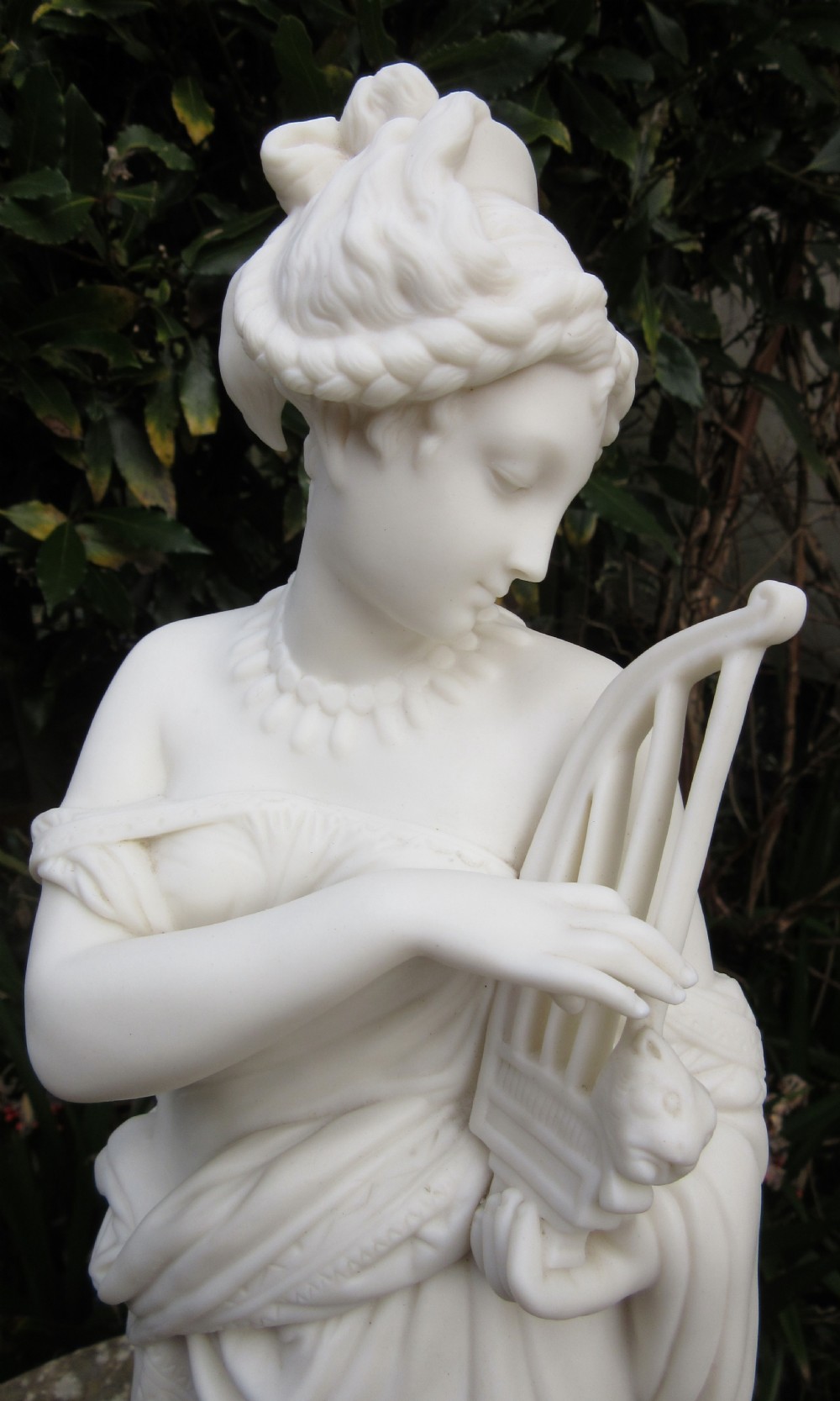 VICTORIAN PARIAN FIGURE UNDER GLASS DOME c1860 View IV