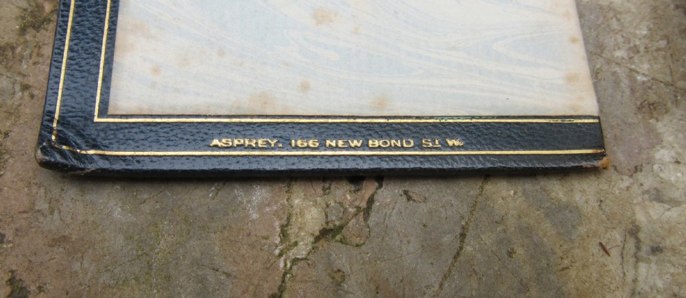 ASPREY'S INLAID MAHOGANY BOOK STAND WITH ORIGINAL REFERENCE BOOKS View VII