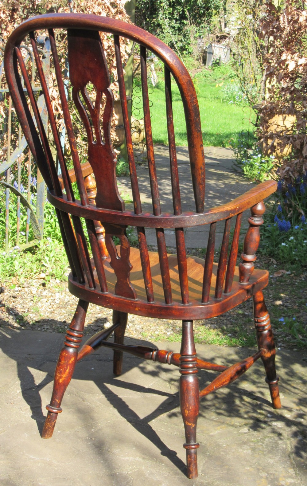 WILLIAM SHIRLEY WINDSOR CHAIR c1870 View III