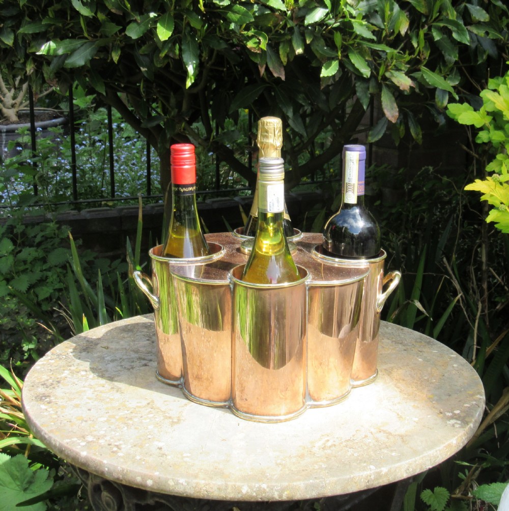 COPPER & BRASS CHAMPAGNE AND WINE COOLER View III