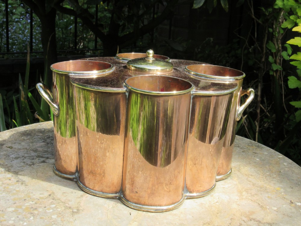COPPER & BRASS CHAMPAGNE AND WINE COOLER View IV