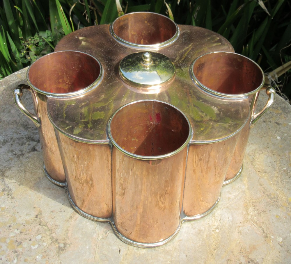 COPPER & BRASS CHAMPAGNE AND WINE COOLER View VI