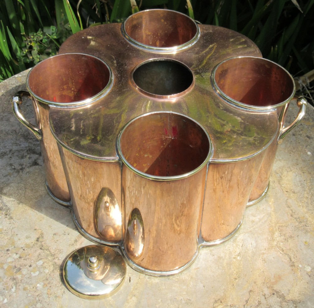 COPPER & BRASS CHAMPAGNE AND WINE COOLER View VII