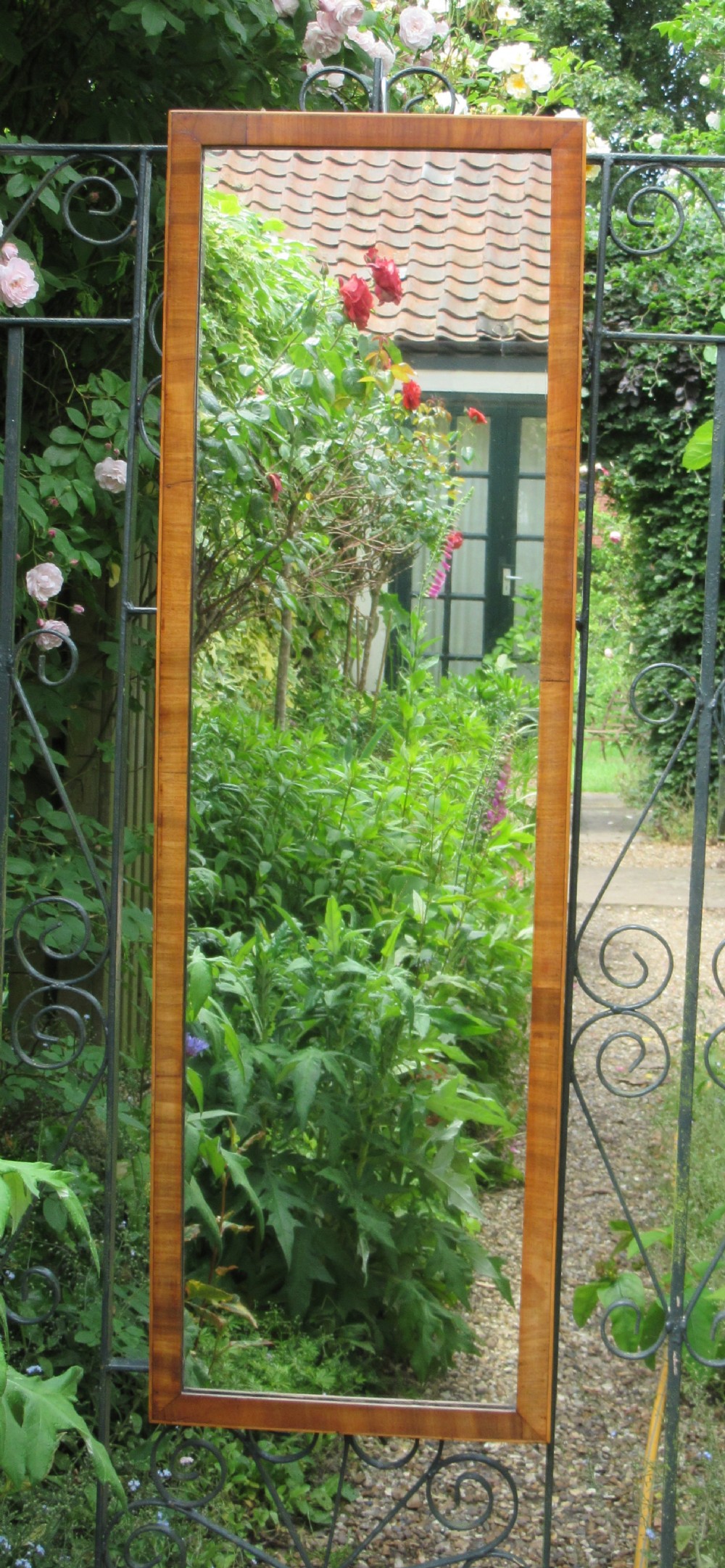 19th CENTURY MAHOGANY DRESSING MIRROR