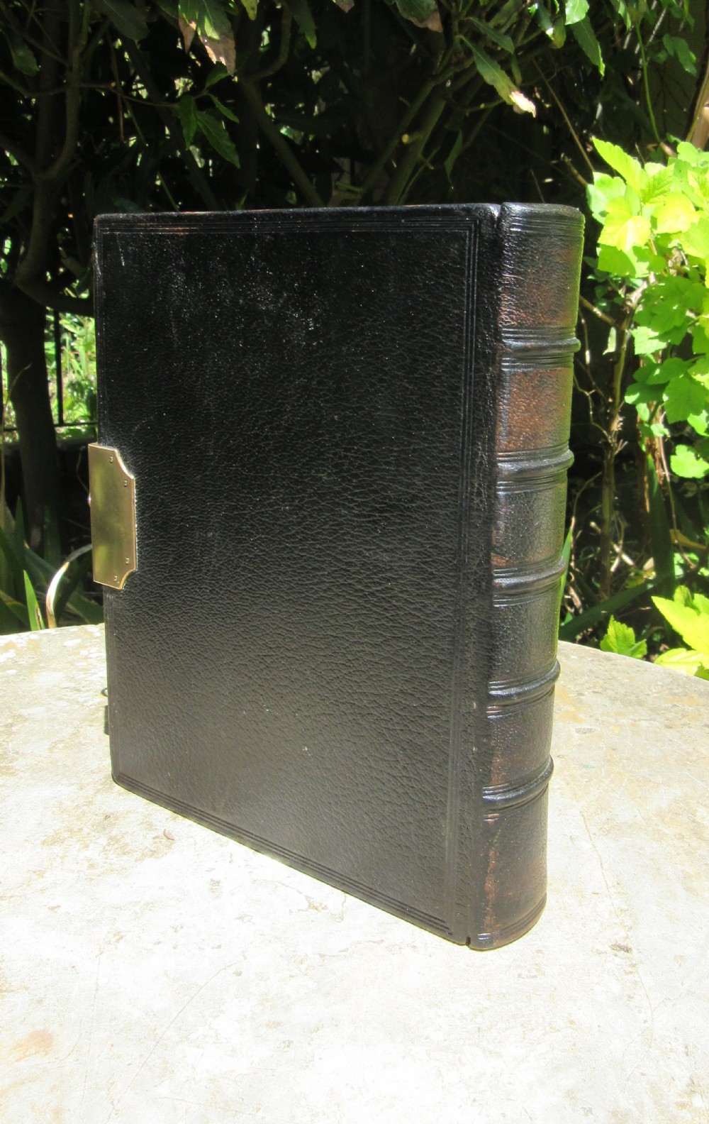 CLARK 33 NEW BOND STREET LEATHER BOOK SAFE c1910