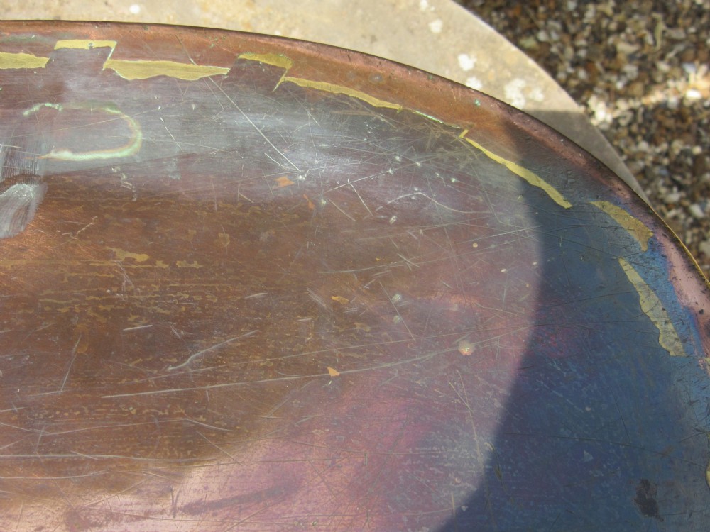 LARGE GEORGIAN COPPER PAN WINE COOLER View VI