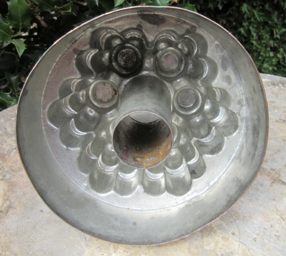 BENHAM & FROUD LONDON COPPER JELLY MOULD c1880 View II