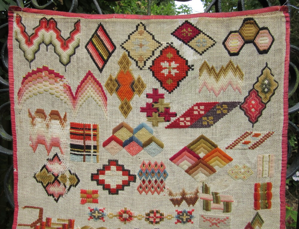 19th CENTURY HANGING SAMPLER View V