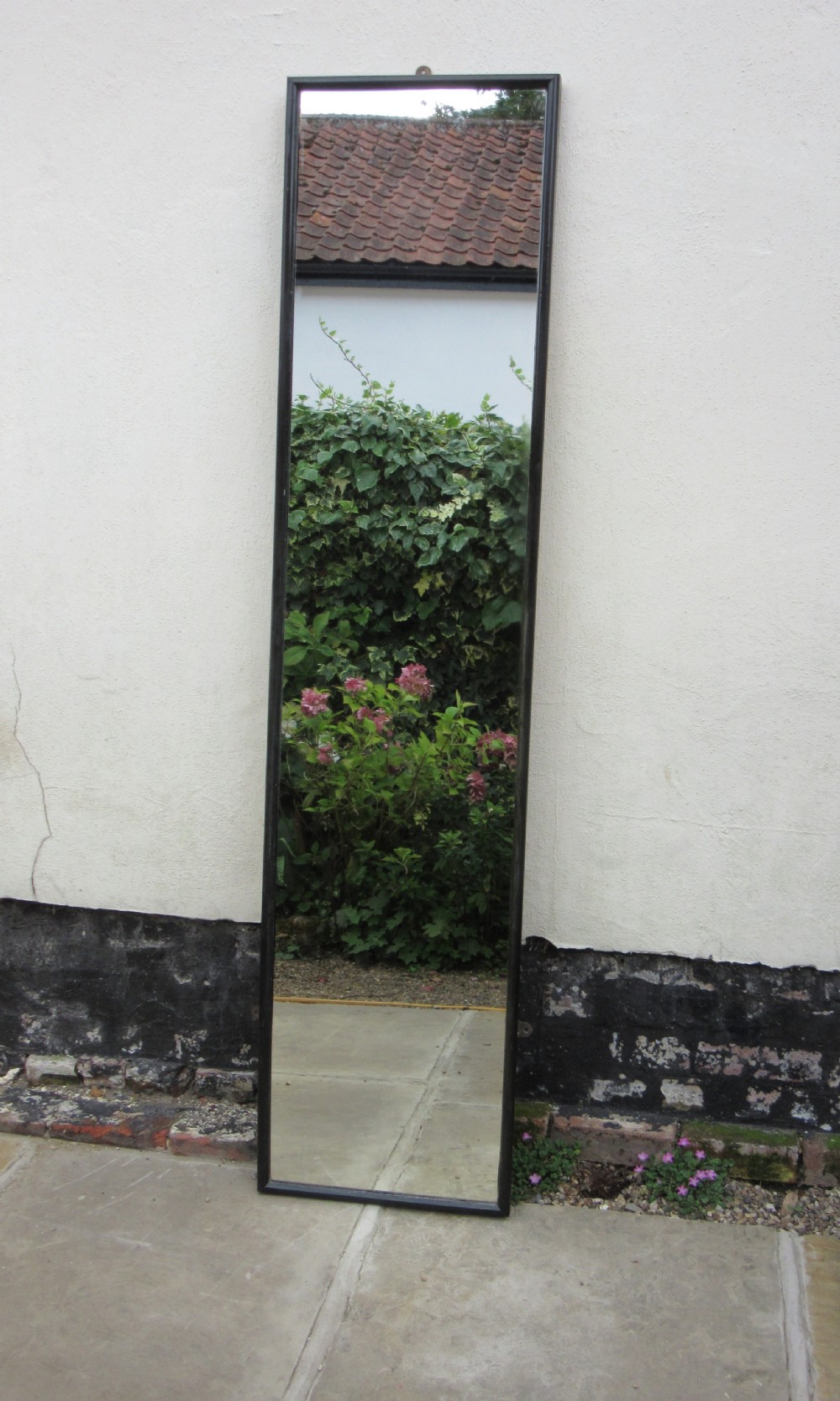 FULL LENGTH EBONISED DRESSING MIRROR c1880 View II