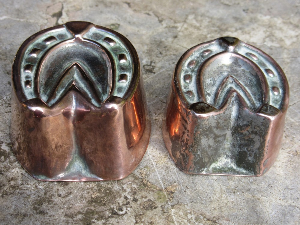 EIGHT VICTORIAN COPPER ASPIC MOULDS c1880 View V
