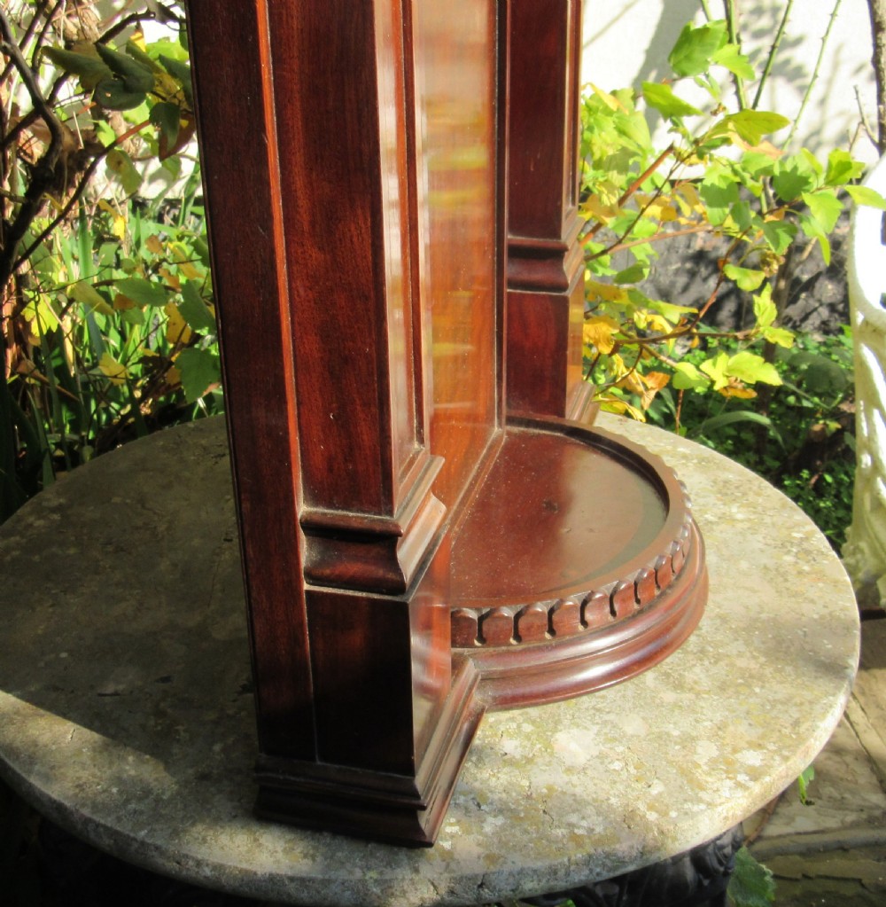 FINE GOTHIC MAHOGANY HANGING WALL BRACKET c1840 View VI