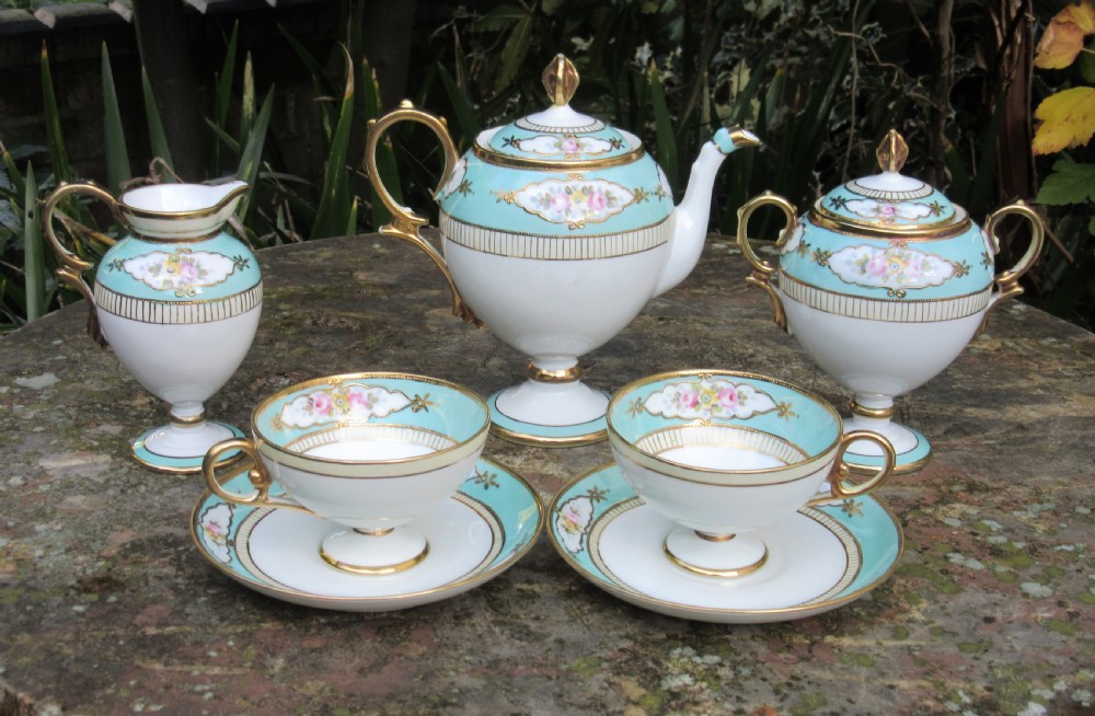 FINE NORITAKE PORCELAIN TEA SET c1910