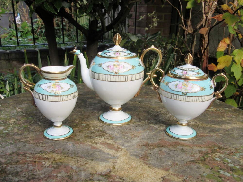 FINE NORITAKE PORCELAIN TEA SET c1910 View II