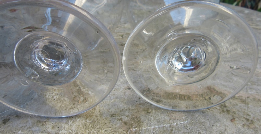 PAIR OF GEORGIAN ETCHED RUMMERS View II