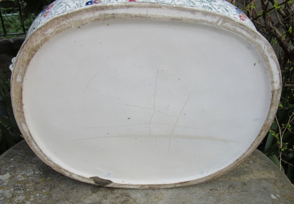 VICTORIAN STAFFORDSHIRE FOOT BATH c1860 View VII