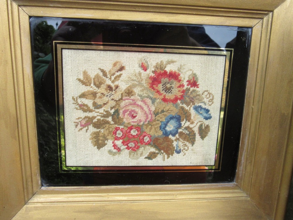 PAIR OF VICTORIAN PETIT POINT NEEDLEWORKS View II